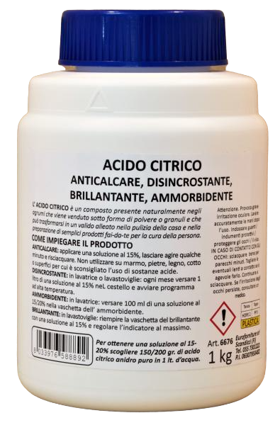 ACIDO CITRICO - Prodotti per la pulizia industriale e domestica -  Euroforniture